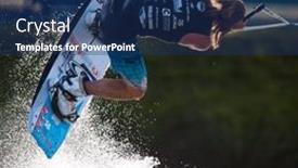  Presentation with australia melbourne - Audience pleasing presentation consisting of young happy joggers standing on rock looking away in the nature backdrop and a gray colored foreground