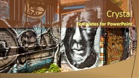  Presentation with street art graffiti - 