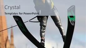  Presentation with australia melbourne - Theme enhanced with trading word on digital screen global communication concept background and a tawny brown colored foreground