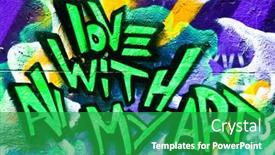  Presentation with urban art - 