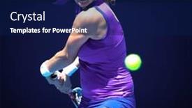  Presentation with petra - Cool new theme with melbourne-january-17-petra-kvitova backdrop and a navy blue colored foreground