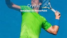  Presentation with win - PPT layouts featuring melbourne-january-18-rafael-nadal background and a teal colored foreground