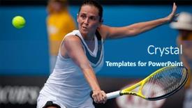  Presentation with australia melbourne - PPT theme consisting of melbourne-january-18-roberta-vinci background and a ocean colored foreground