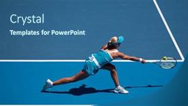  Presentation with melbourne - PPT theme with scrapbooking craft materials and wooden frame with sackcloth inside on color wooden background background and a lavender colored foreground