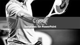  Presentation with third - Colorful presentation design enhanced with melbourne-january-19-roger-federer backdrop and a dark gray colored foreground