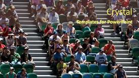  Presentation with australia melbourne - Slide deck featuring melbourne-january-23-rod-laver background and a tawny brown colored foreground