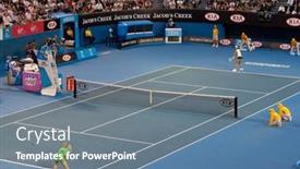  Presentation with melbourne - Colorful slide deck enhanced with melbourne-january-29-rod-laver backdrop and a seafoam green colored foreground