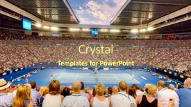  Presentation with australia melbourne - Slides having melbourne-january-29-rod-laver background and a violet colored foreground