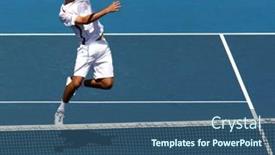  Presentation with volley - Cool new PPT theme with melbourne-march-6-carsten-ball backdrop and a ocean colored foreground