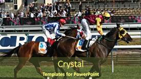  Presentation with finish line - PPT theme having melbourne-november-6-nediym-s background and a tawny brown colored foreground