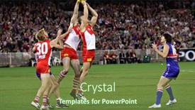  Presentation with melbourne - Presentation design enhanced with melbourne-september-12-swans background and a tawny brown colored foreground