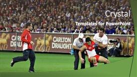  Presentation with sydney - Presentation theme featuring melbourne-september-12-sydney-swans background and a tawny brown colored foreground