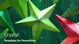  Presentation with melbourne - Slides having melbourne xmas decoration background and a forest green colored foreground