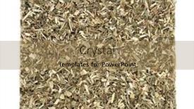  Presentation with herb - Presentation theme having melilot-herb-leaf-used background and a coral colored foreground