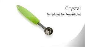  Presentation with melon - Audience pleasing PPT layouts consisting of melon-baller backdrop and a white colored foreground