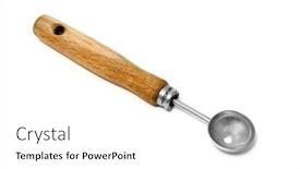  Presentation with melon - Presentation theme enhanced with melon-baller background and a white colored foreground