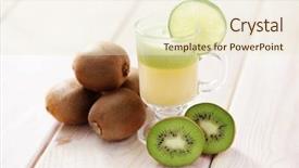  Presentation with rajasthan food - Cool new PPT layouts with melon juice - food and drink backdrop and a  colored foreground