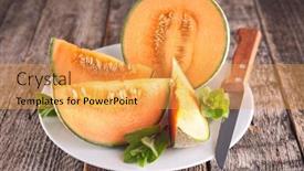  Presentation with melon - 