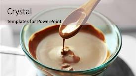  Presentation with charlie and the chocolate factory - Beautiful slides featuring temper - melting chocolate on stove backdrop and a mint green colored foreground