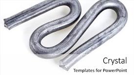  Presentation with soldering - Amazing theme having melting copper - tin wire for soldering close backdrop and a white colored foreground