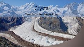  Presentation with alps - Cool new theme with melting glaciers in the swiss backdrop and a teal colored foreground