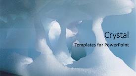  Presentation with iceberg - Slides consisting of melting iceberg background and a light blue colored foreground