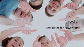  Presentation with members - Slide deck having members of the stud background and a light gray colored foreground