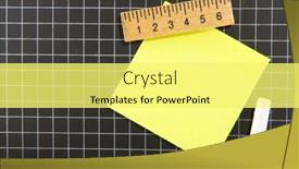  Presentation with technical school - Colorful slides enhanced with memo board for technical notes or school backdrop and a yellow colored foreground