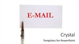  Presentation with paths - Beautiful PPT theme featuring memo card business card with clipping paths backdrop and a white colored foreground