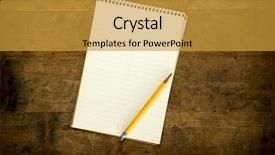  Presentation with memorandum - PPT layouts featuring memorandum - note pad or memo pad background and a gold colored foreground