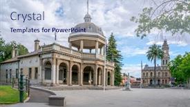  Presentation with memorial - Presentation with memorial bendigo background and a sky blue colored foreground