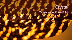  Presentation with memorial - PPT theme enhanced with memorial candles - church candle background and a  colored foreground