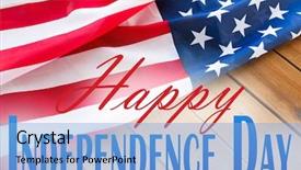  Presentation with memorial day - Amazing slide deck having memorial day patriotism and holiday backdrop and a light blue colored foreground