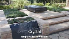  Presentation with jerusalem old city israel david - Cool new slide set with memorial jewish - hill monument in the western backdrop and a tawny brown colored foreground