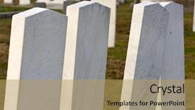  Presentation with old jewish cemetery - Slides having memorial jewish - tombstones sit quietly background and a yellow colored foreground