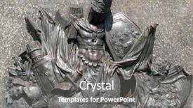  Presentation with soldiers - Cool new presentation theme with memorial of the fallen soldiers backdrop and a  colored foreground