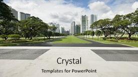  Presentation with american history - Theme enhanced with shapes patterns - iron chain link fence background and a light blue colored foreground.