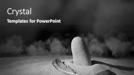  Presentation with philosopher - Cool new presentation theme with memories-that-haunt-you-searching backdrop and a dark gray colored foreground