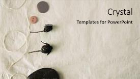  Presentation with memory book - PPT theme enhanced with memory book romance - stylized vintage card with stone background and a soft green colored foreground