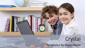  Presentation with memory computer - Presentation with memory game - computer generation background and a light blue colored foreground