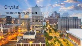  Presentation with tennessee - Presentation consisting of memphis-tennessee-usa-downtown-city background and a light blue colored foreground