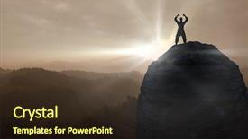  Presentation with shadow - Beautiful slides featuring mems - shadow of a men backdrop and a wine colored foreground