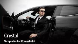  Presentation with fashion - Presentation featuring men fashion - fashionable businessman coming background and a black colored foreground