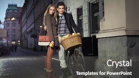  Presentation with fashion - Beautiful presentation featuring men fashion - loving couple backdrop and a dark gray colored foreground
