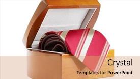  Presentation with black men - Presentation theme with men formal black tie - one man colorful stripped necktie background and a  colored foreground