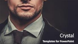  Presentation with get well - Colorful theme enhanced with men grooming - serious well-dressed hispanic man posing backdrop and a dark gray colored foreground