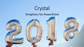  Presentation with holding hands - PPT theme featuring men hands holding some silvery background and a light blue colored foreground