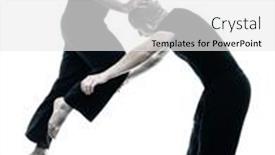  Presentation with 3d men - Beautiful PPT layouts featuring men-krav-maga-fighters-fighting backdrop and a white colored foreground