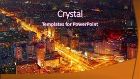  Presentation with cityscape - Colorful theme enhanced with men origen - beijing cityscape backdrop and a  colored foreground