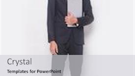  Presentation with men shoes - Presentation theme enhanced with men-s-beauty-fashion-handsome background and a light gray colored foreground